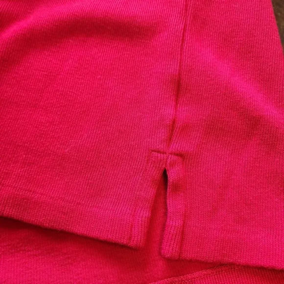 Polo Ralph Lauren Sweater Men Size Large Red Cotton Pullover 1/4 Zip Mock Neck - Picture 8 of 9